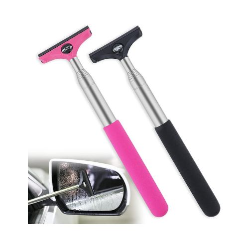 Car Mirror Squeegee, Retractable Car Rearview Mirror Wiper