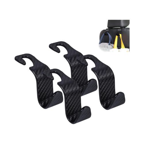 Car Seat Headrest Hook 4 Pack Hanger Universal Vehicle Car Storage Organizer