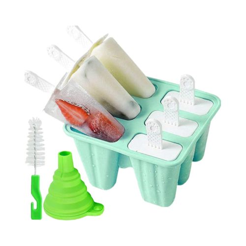 Popsicle Mould, Popsicle Molds 6 Pieces Silicone Ice Pop Molds BPA Free Popsicle Mold