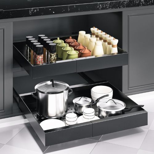 ZGO Pull Out Cabinet Organizer, Expandable(11.5