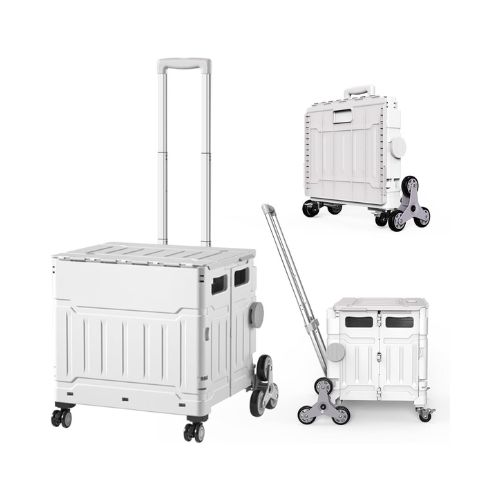 Folding Portable Rolling Crate Handcart